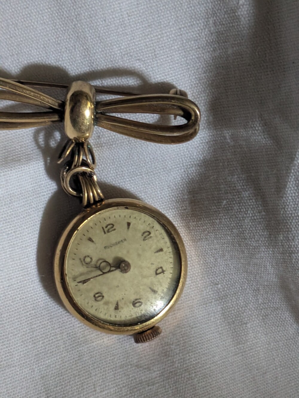 Antique Bucherer 14k Gold Watch